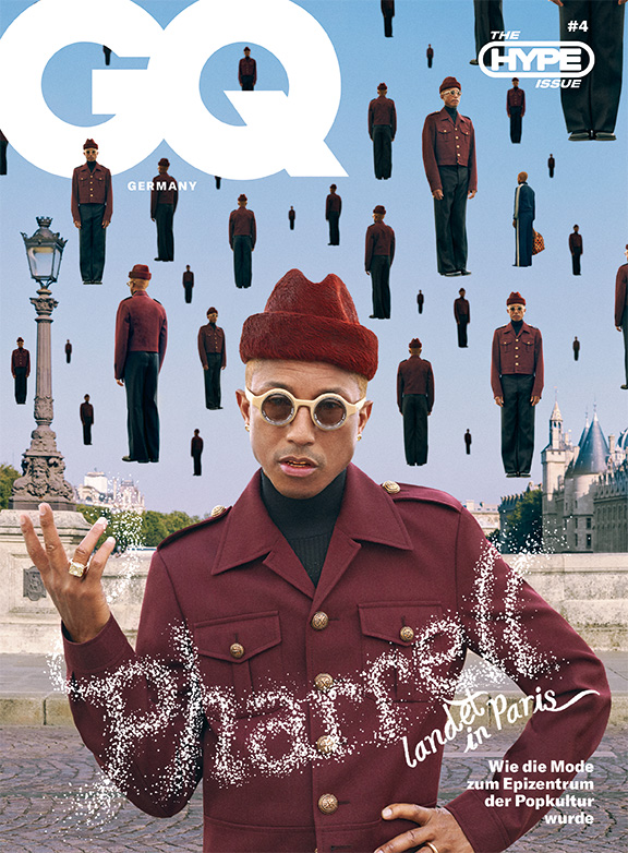 GQ-Jahresabo & Pharrell Williams Ausgabe on Top erhalten