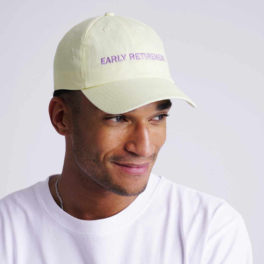On Vacation "Early Retirement" Cap - Lemon 