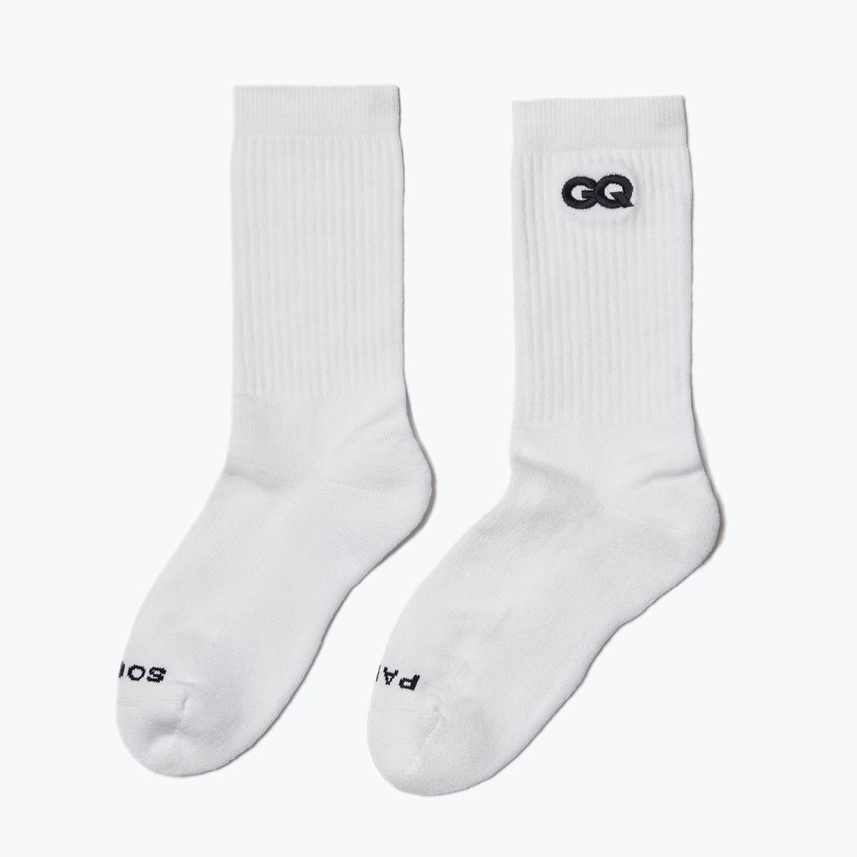 GQ Party-Socken, Weiß Gr. L