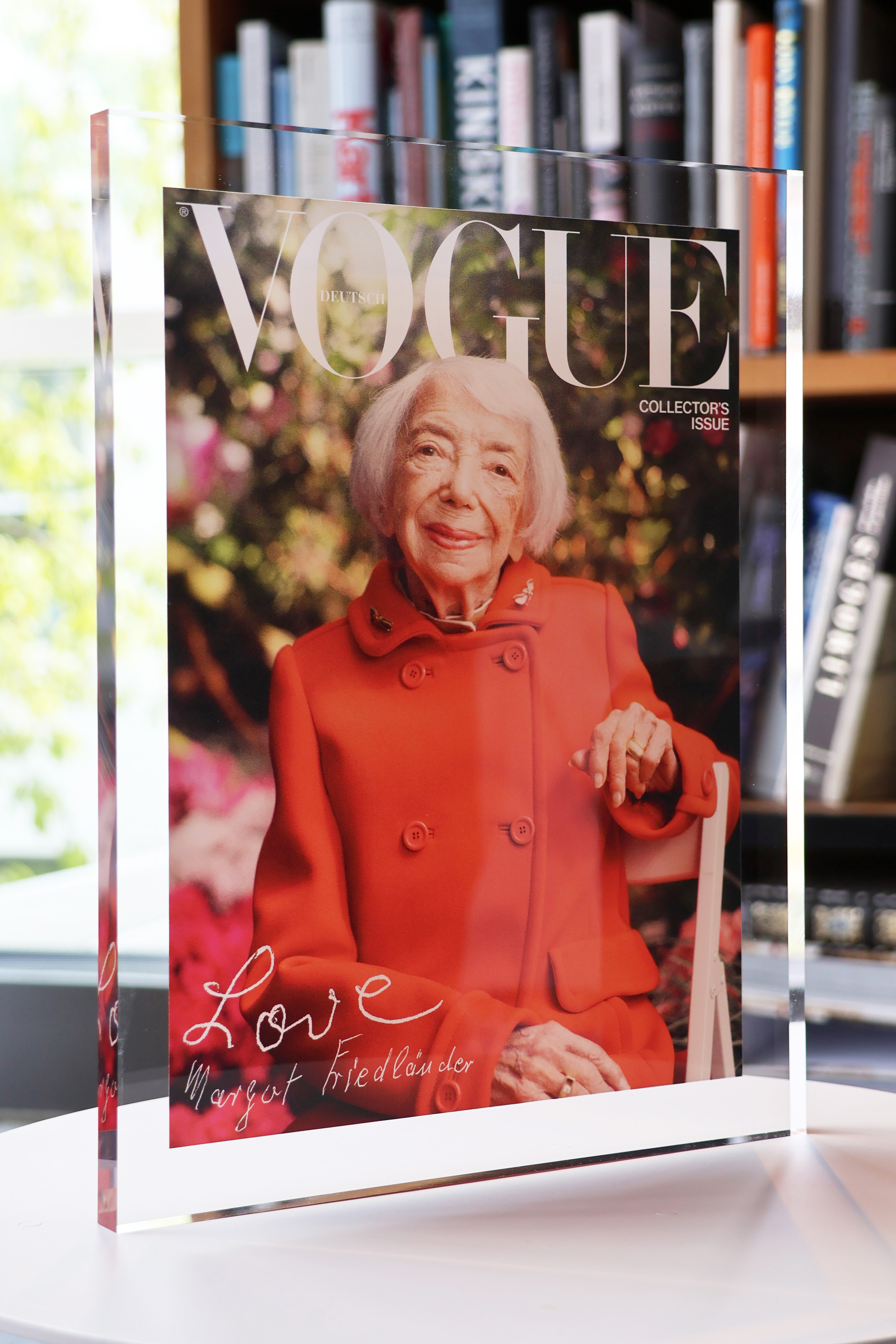 Margot Friedl&auml;nder - Plexiglas-Cover