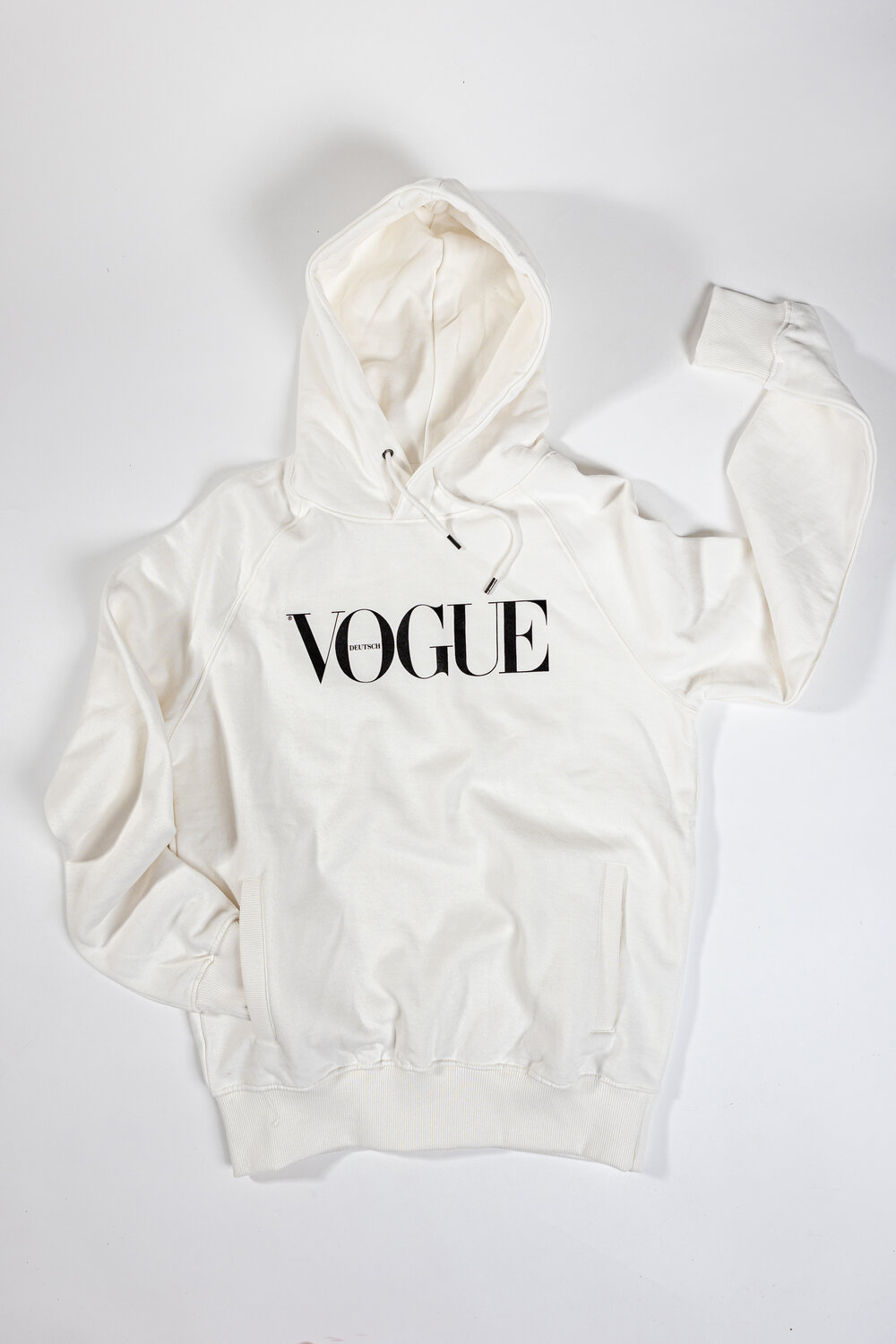 VOGUE Oversized Hoodie Cremeweiß, Gr. S