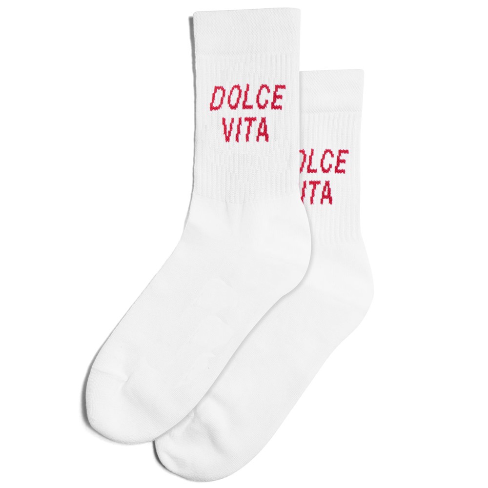 Dolce Vita Tennis Socks White 43-46