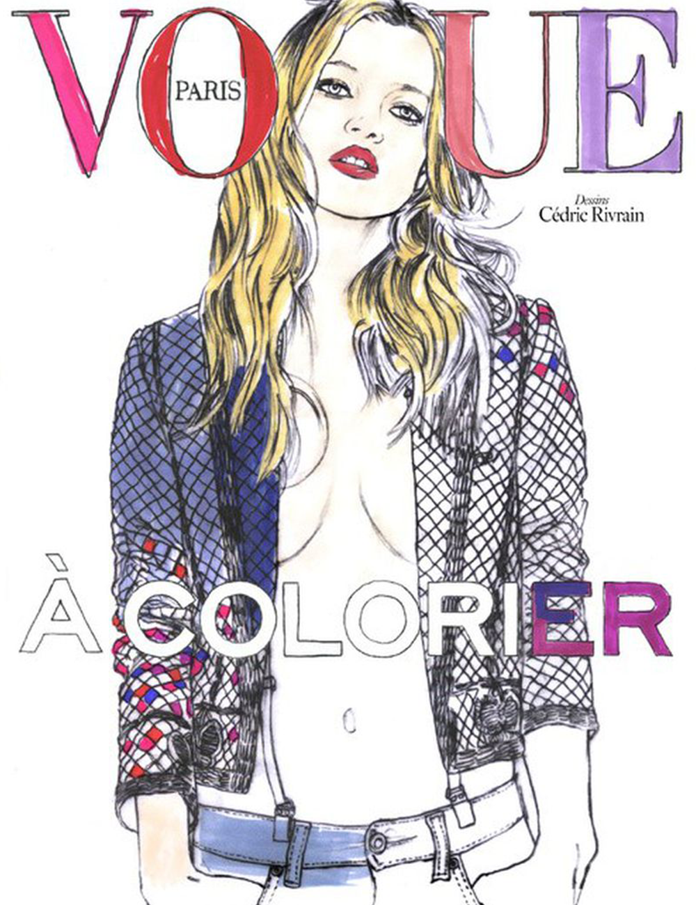 VOGUE à Colorier - Französische Ausgabe des Malbuchs