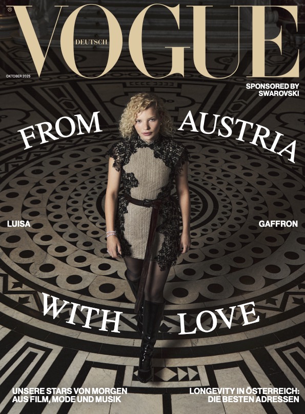 VOGUE 10/25 + Austria Issue text: 