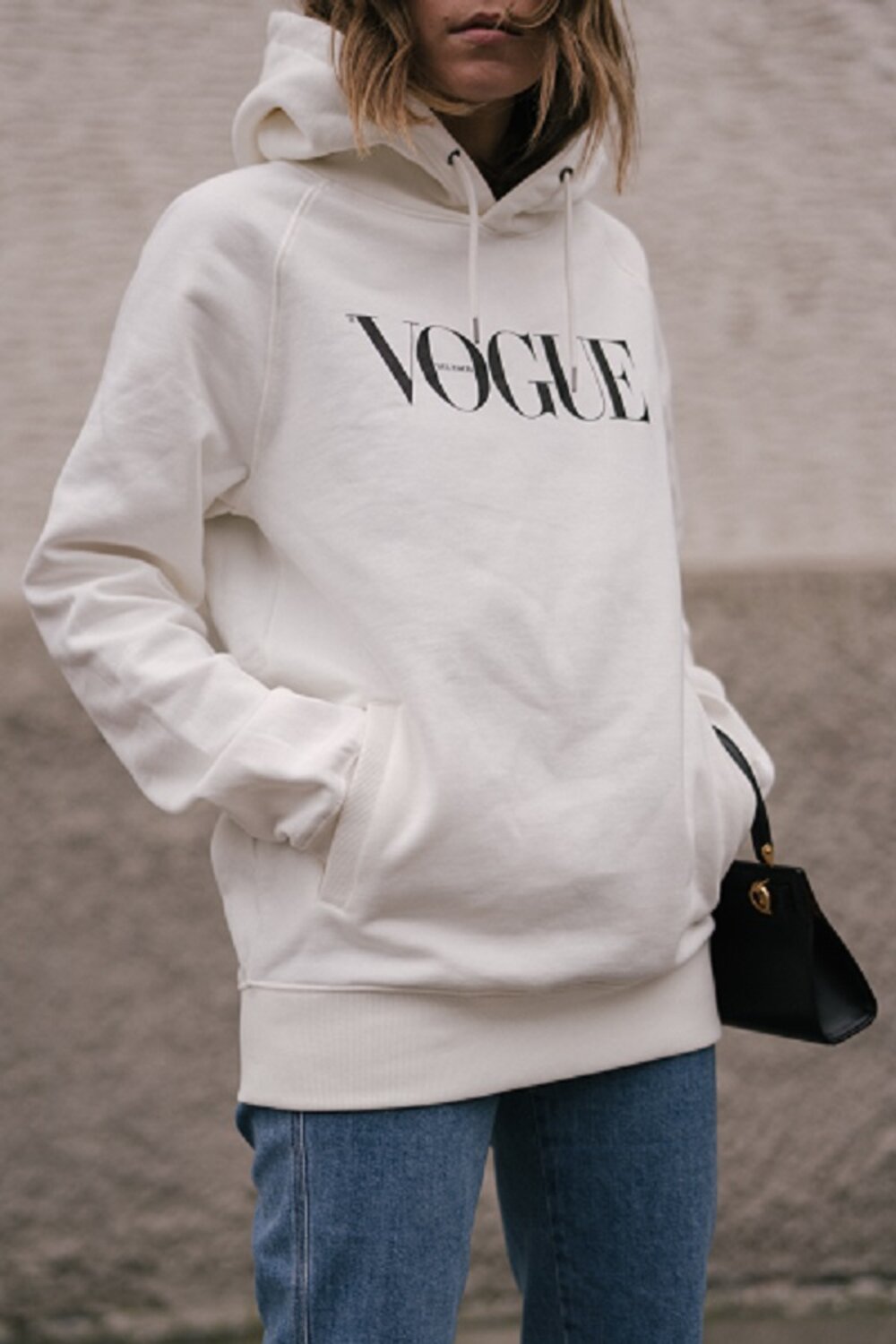 VOGUE Hoodie "Creme" Gr. L