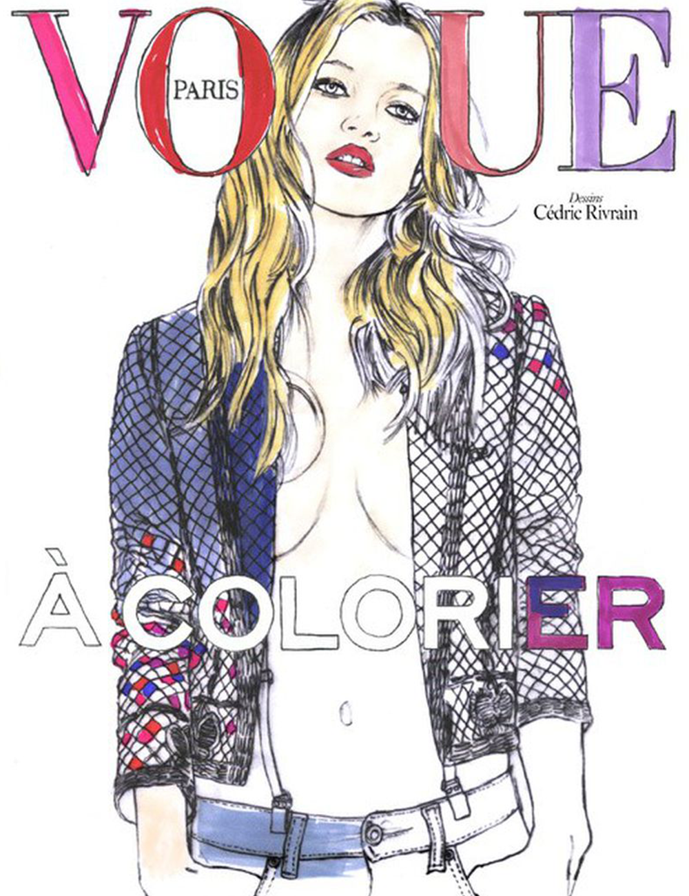 VOGUE &agrave; Colorier - Franz&ouml;sische Ausgabe des Malbuchs
