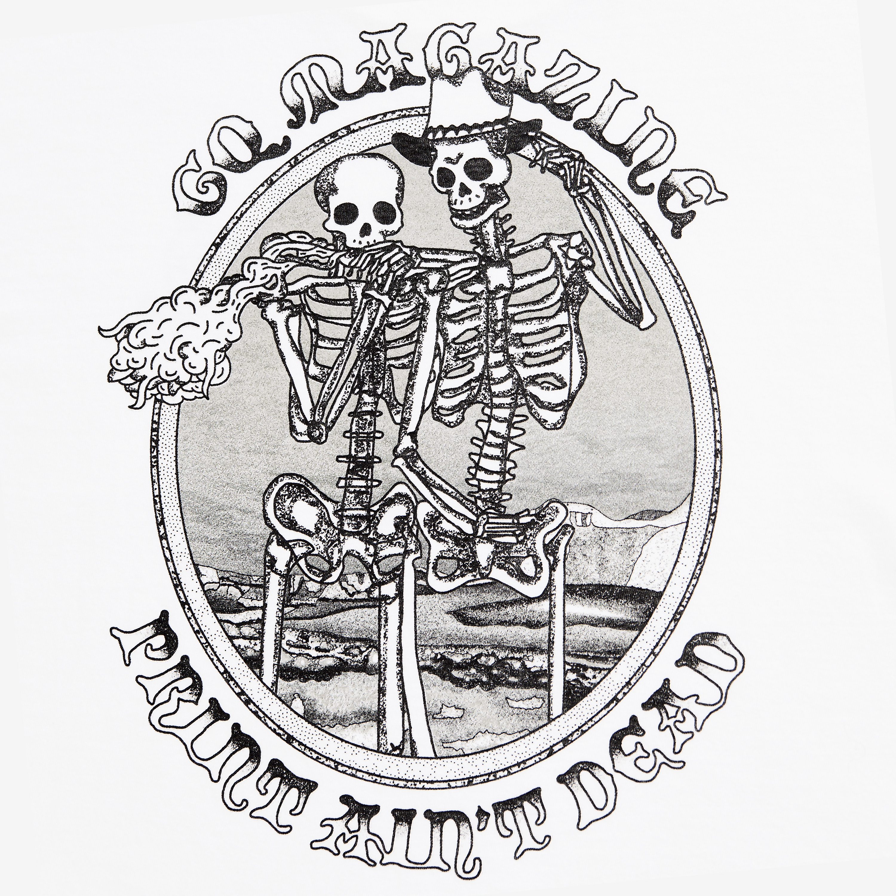 GQ Print Ain’t Dead T-Shirt Gr. XL