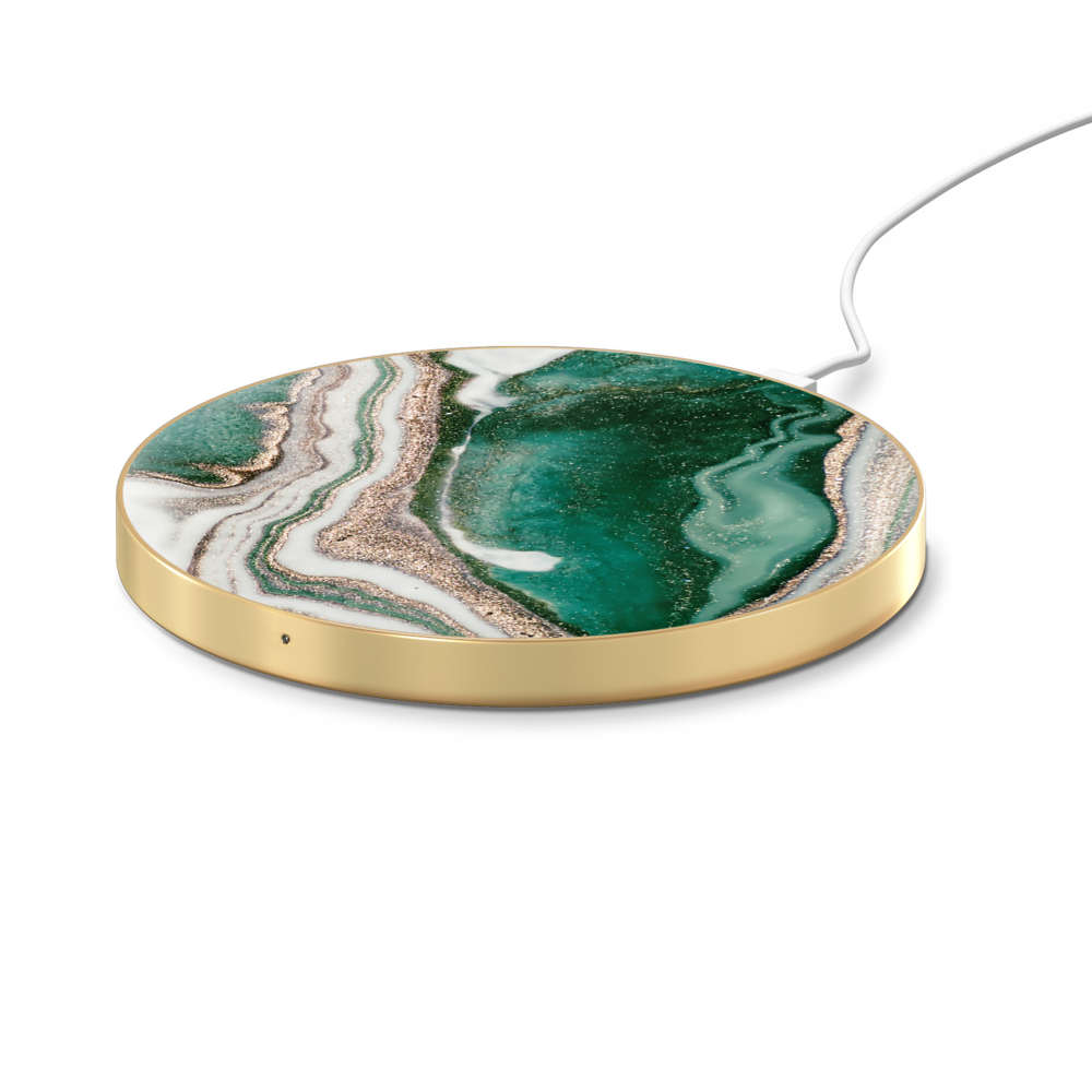Ideal of Sweden Wireless Charger Golden Jade Marble