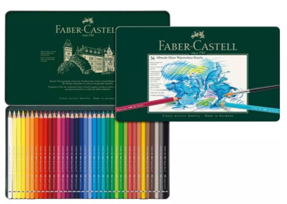 FABER CASTELL Albrecht D&uuml;rer Aquarellstift-Set 36 Stifte